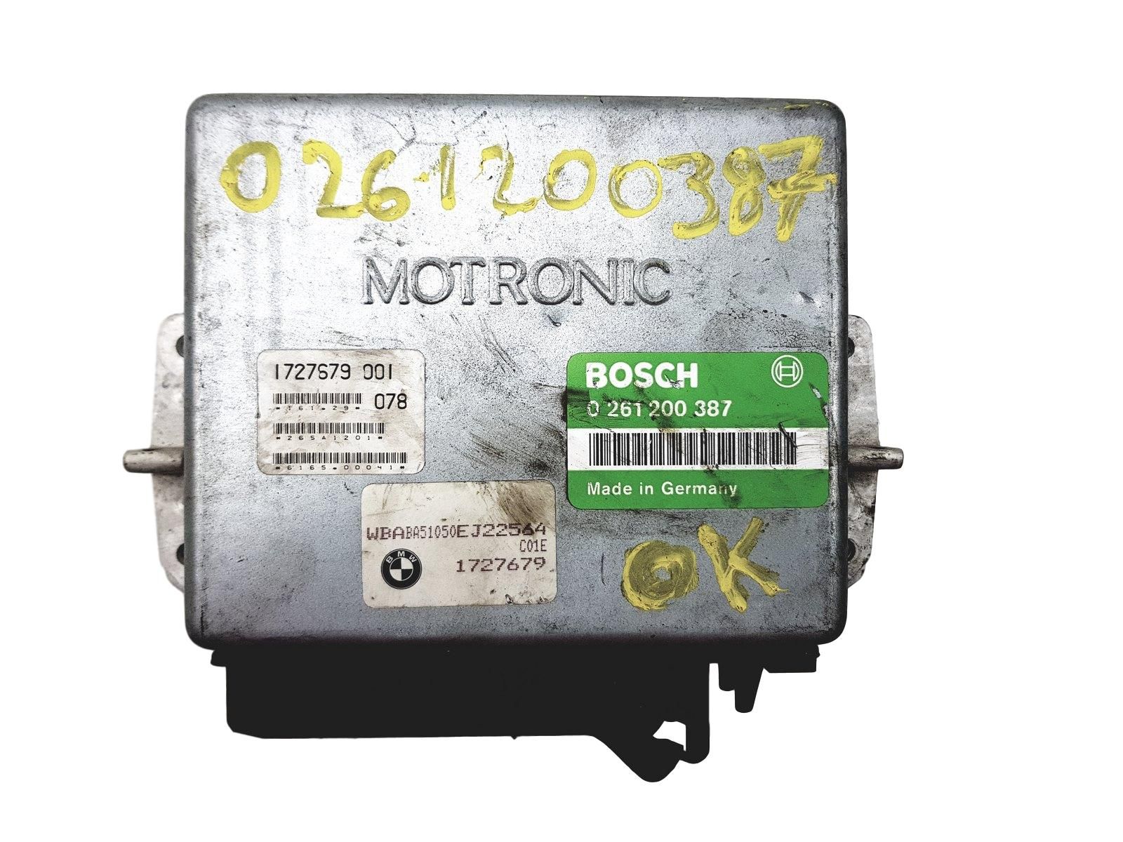 Engine Controller 0261200387 1727679001 BMW 1541 - used
