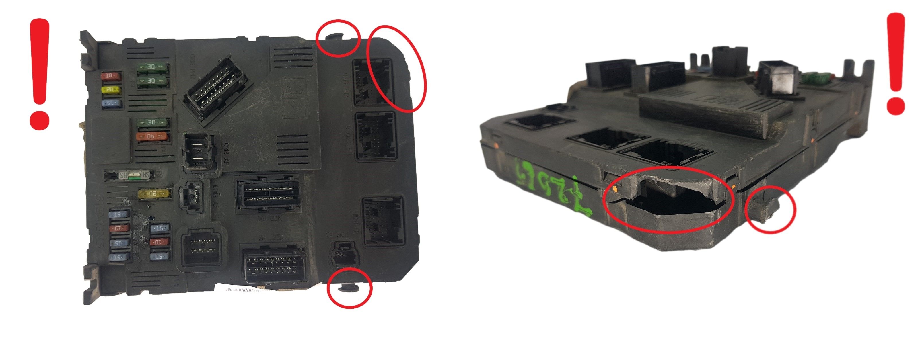 Controller BSI E01-00 S118085320C 9652474680 PSA Siemens 1864 main product photo