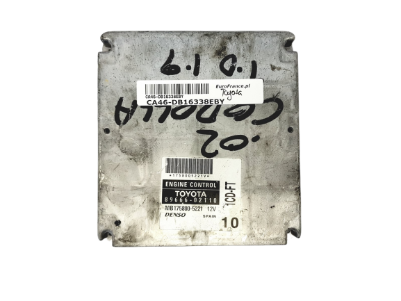 Controller 89666-02110 MB175800-5221 1CD-FT Toyota Denso main product photo