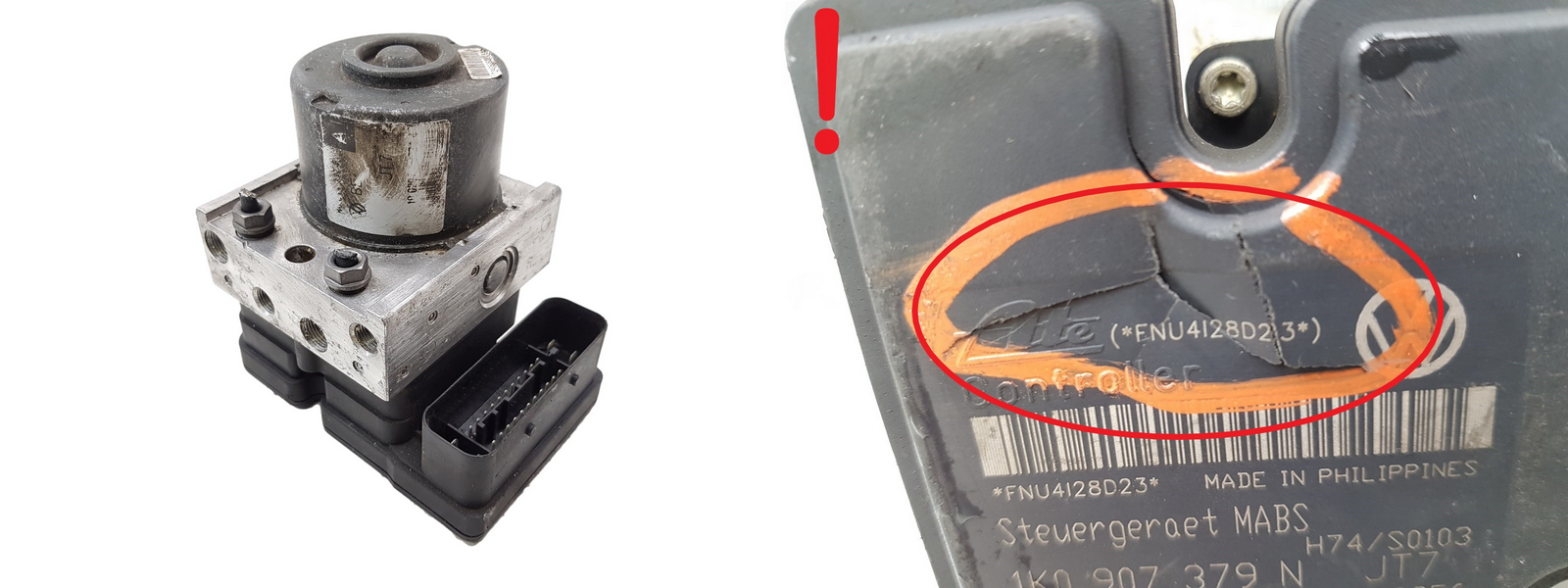 Abs Pump VW Golf 1K0614117F 1K0907379N Ate 1359 main product photo