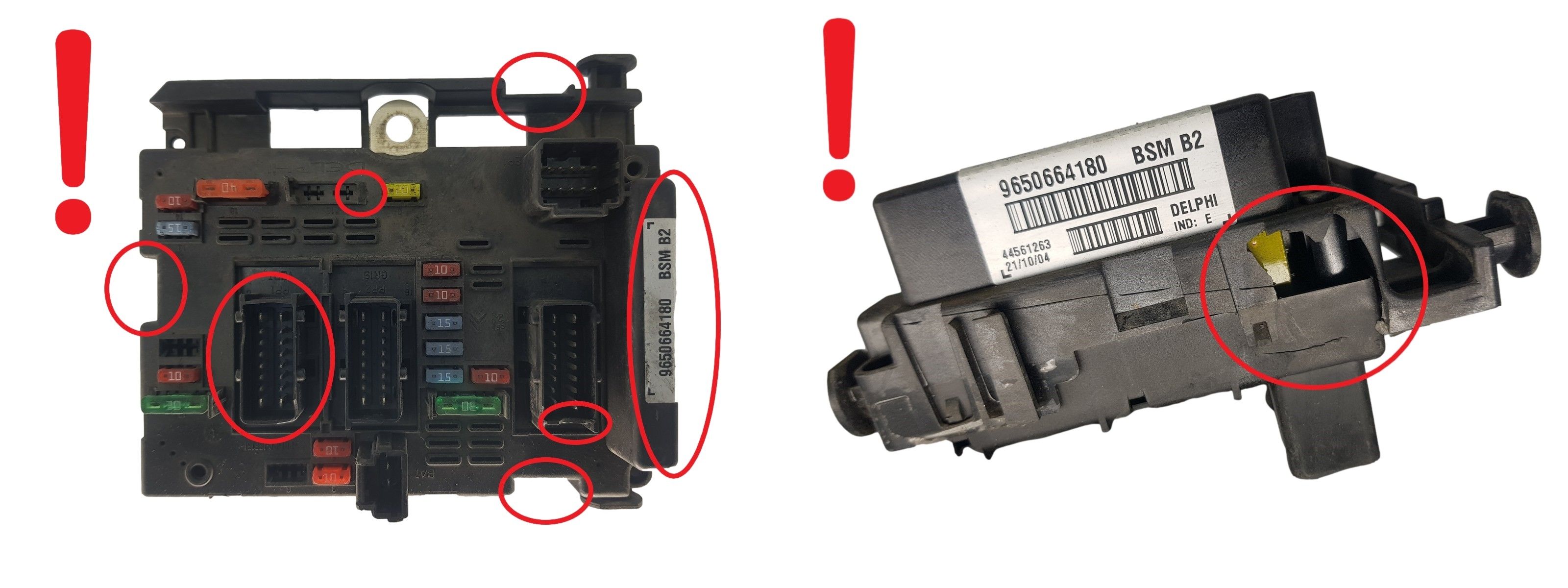 Controller BSM B2 9650664180 PSA Delphi 1875 main product photo
