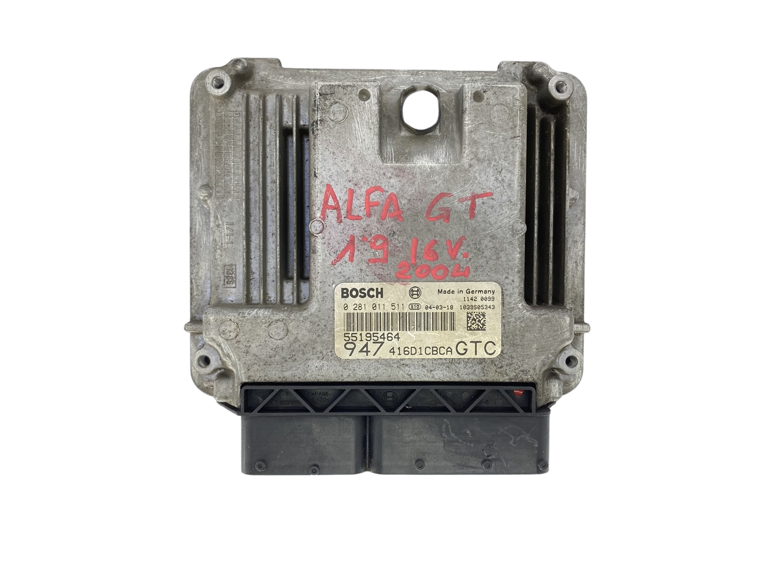 Controller Alfa Romeo 55195464 0281011511 416D1CBCA Bosch 54183 main product photo