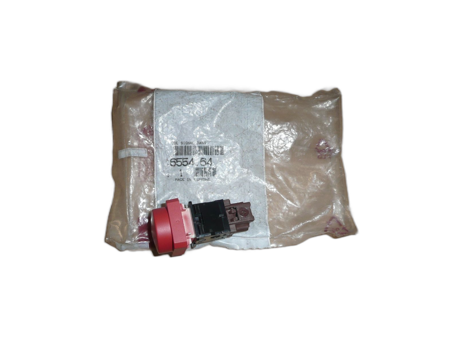 Hazard Light Control New Original 6554.64 655464 Citroen main product photo