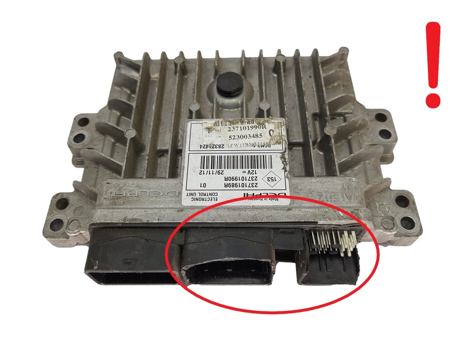 Controller 237101989R 237101990R 28321424 Renault Delphi 19306 main product photo