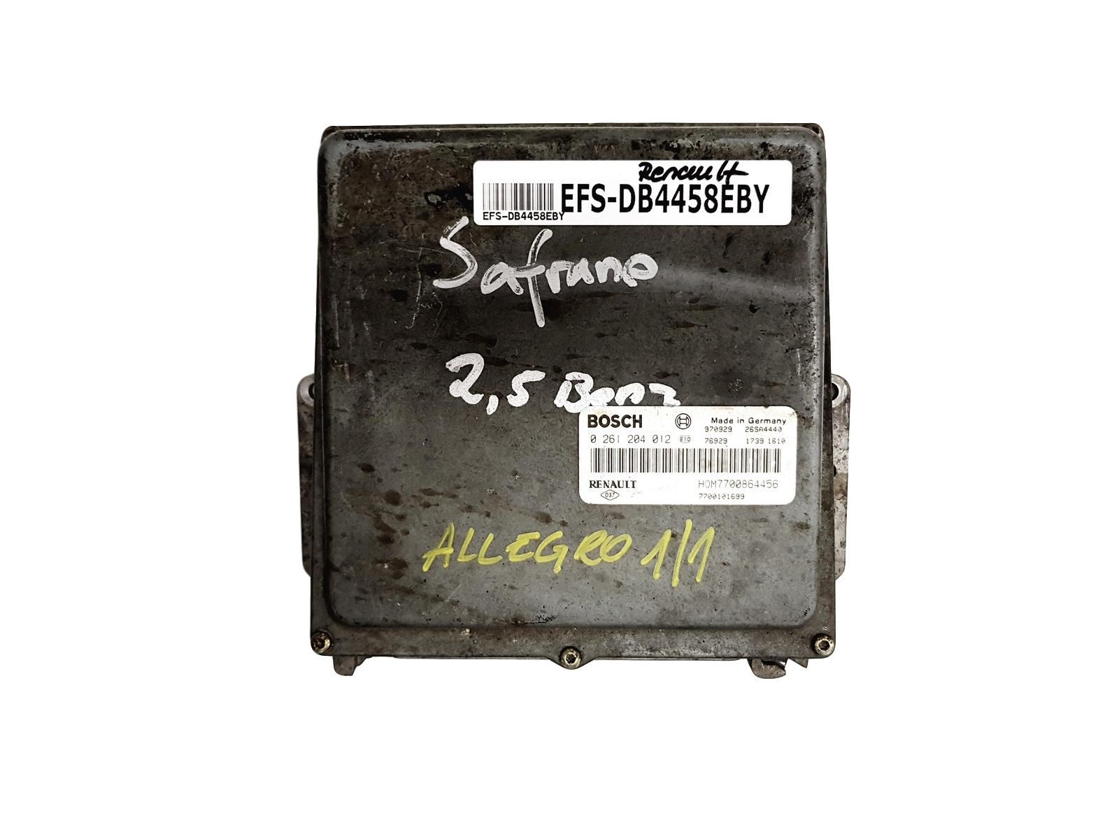 Controller 0261204012 7700864456 7700101699 Renault Bosch main product photo