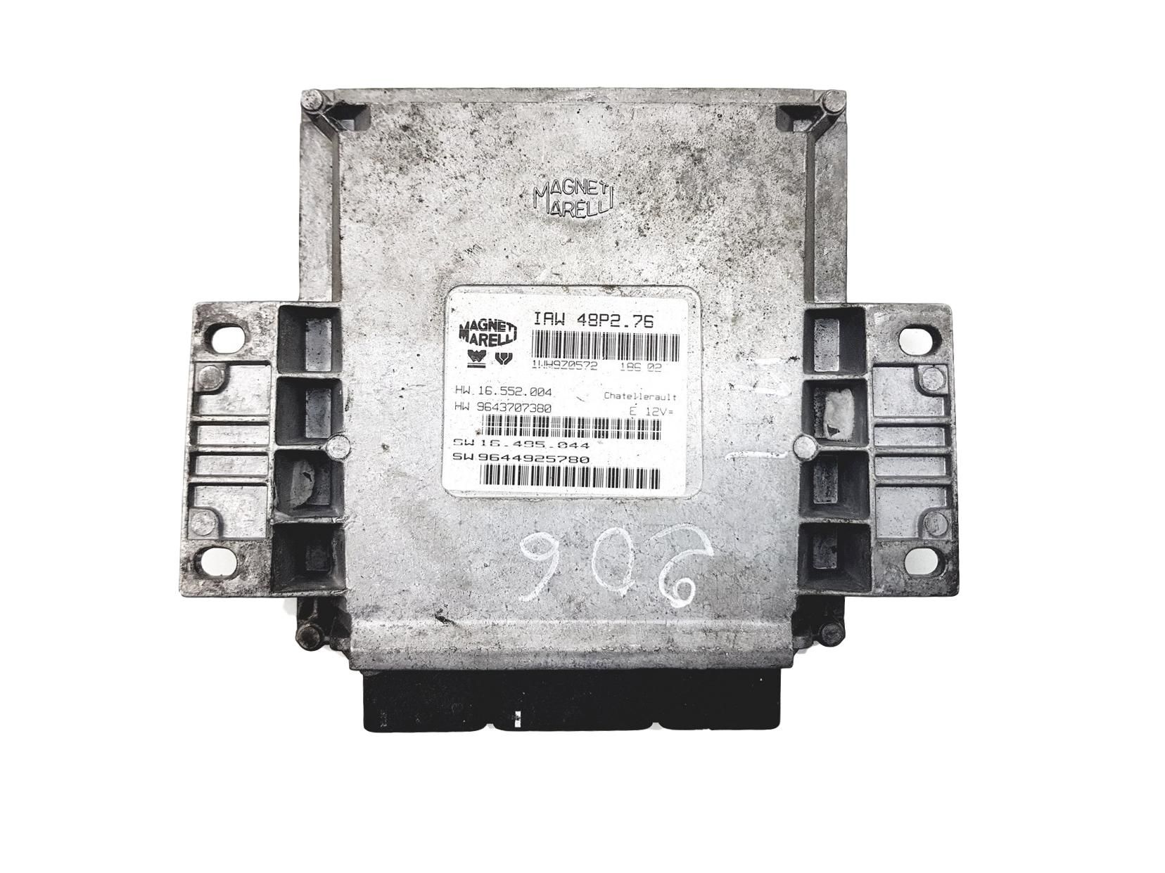 Controller 9643707380 9644925780 IAW48P2.76 PSA MagnetI Marelli main product photo