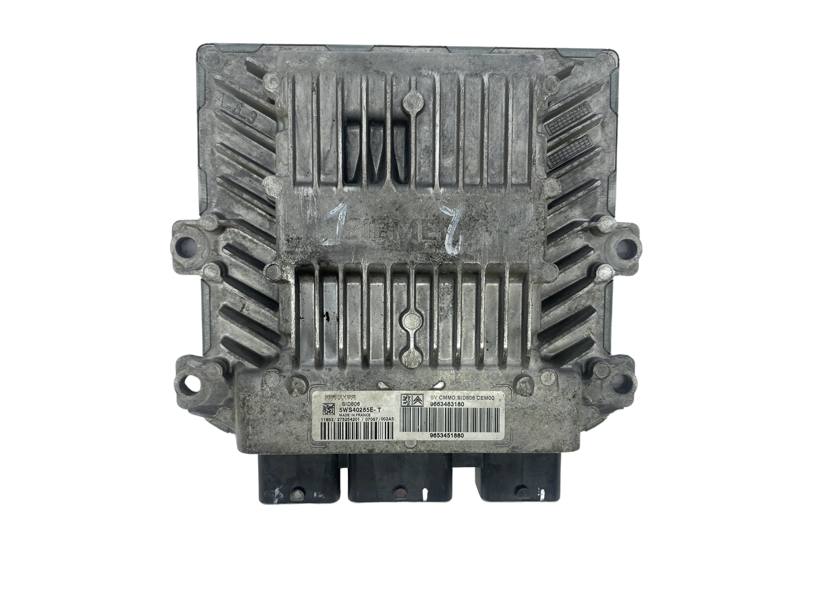 Controller 9663483180 9653451880 5WS40285E-T SID806 PSA Siemens 50997 main product photo