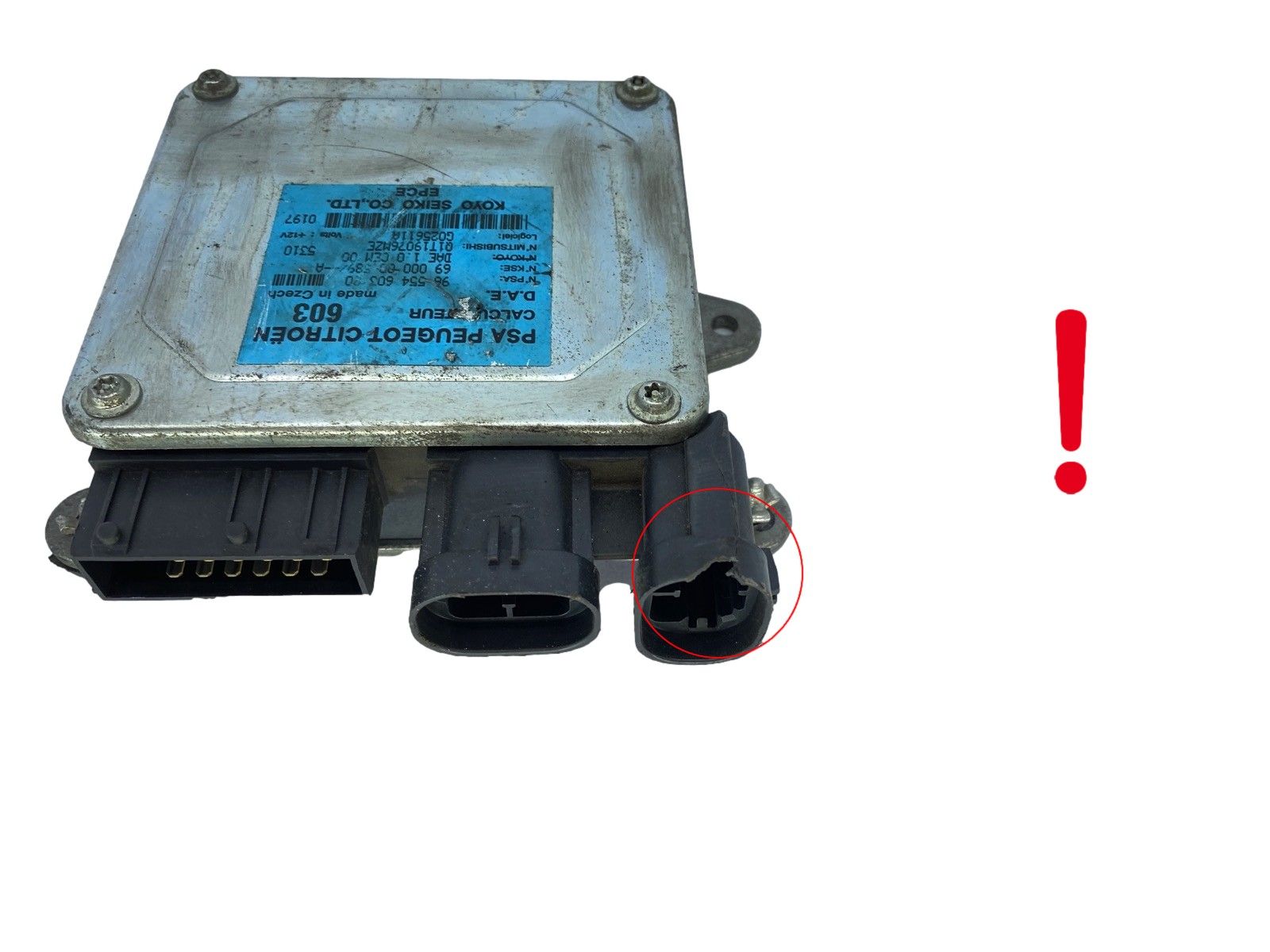 Controller 9655460380 6900000589 PSA KOYO 56320 main product photo