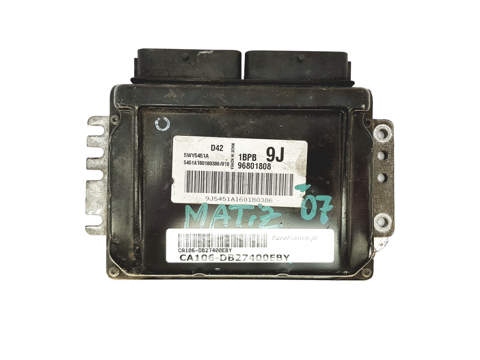 Controller 5WY5451A 96801808 D42 Chevrolet Kemsco 27400 main product photo