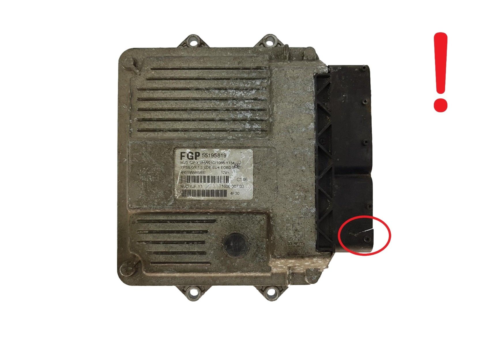 Controller FGP 55195819 MJD6JF.Y1 71600.007.03 Lancia Magneti Marelli 14853 main product photo