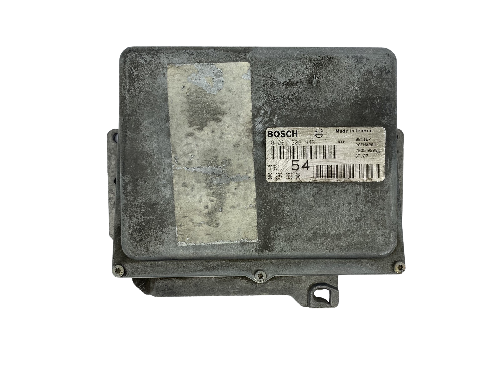 Controller 0261203943 9623792680 MA3.1 PSA Bosch 53662 main product photo