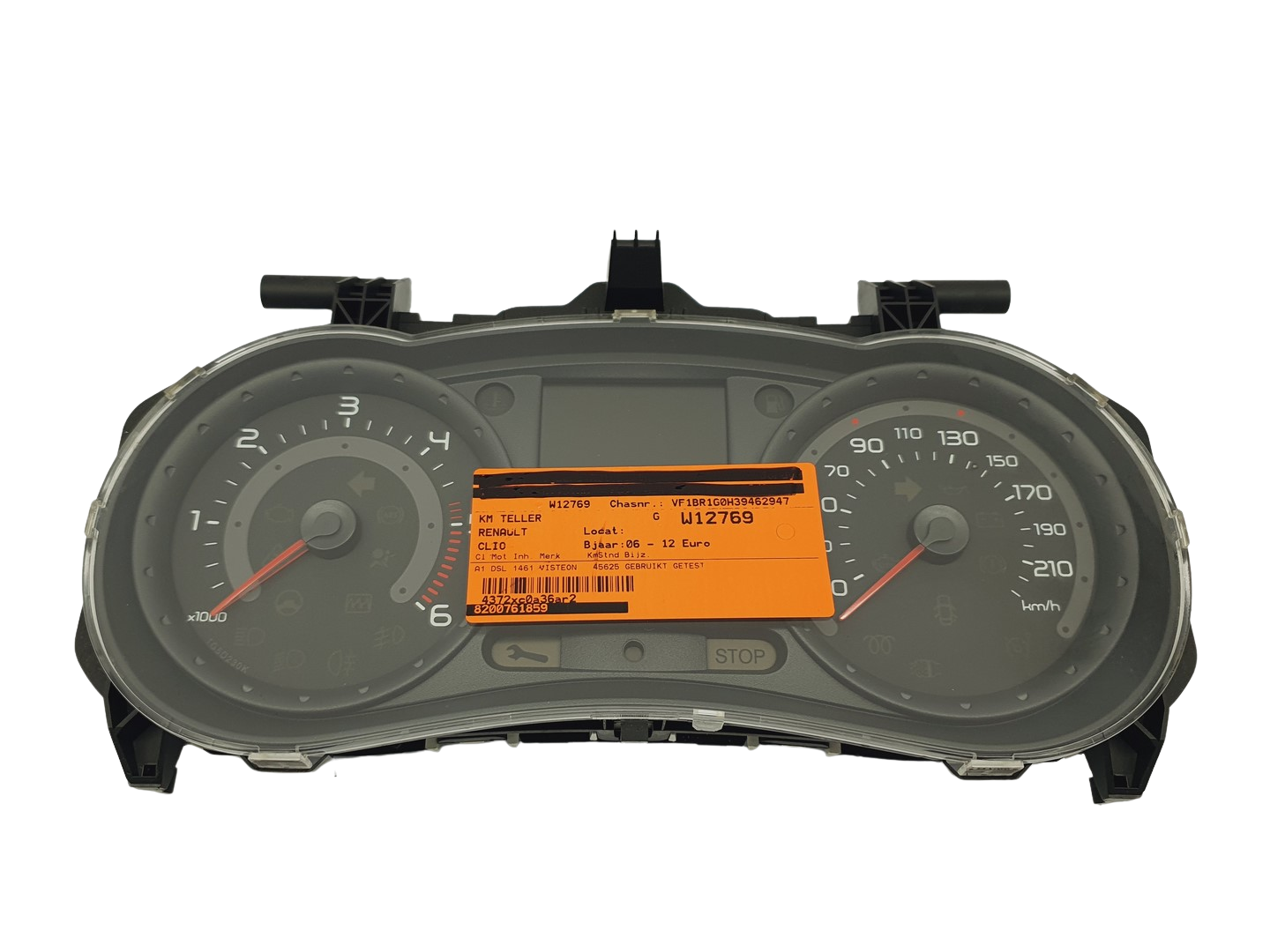 Speedometer/Instrument Cluster Renault Clio 3 8200761859 M 60941 main product photo