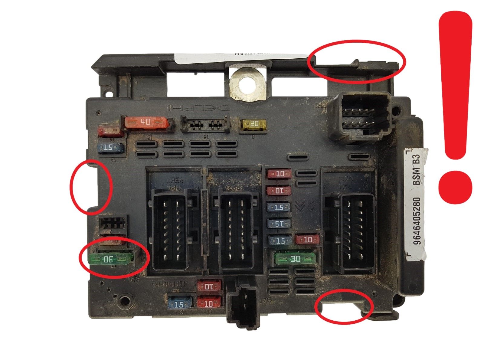 Controller BSM B3 9646405280 PSA Delphi 1285 main product photo