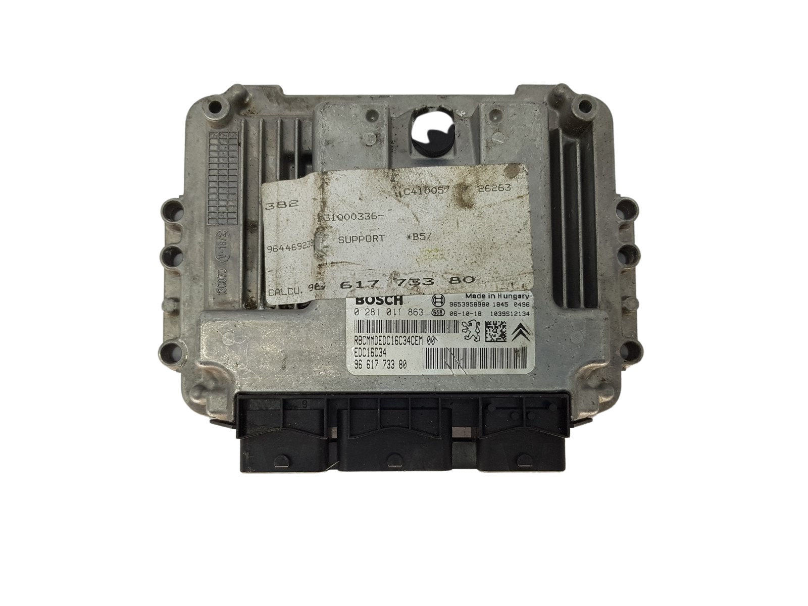 Controller 0281011863 9661773380 9653958980 PSA Bosch 16412 main product photo