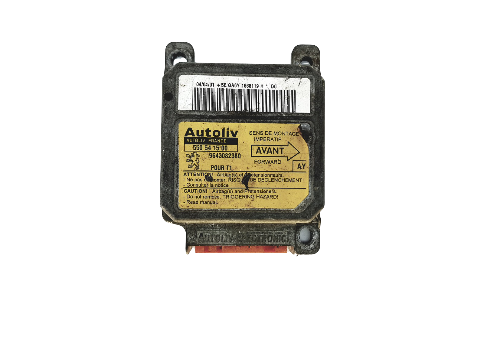 Controller Moduł 550541500 9643082380 PSA Autoliv main product photo