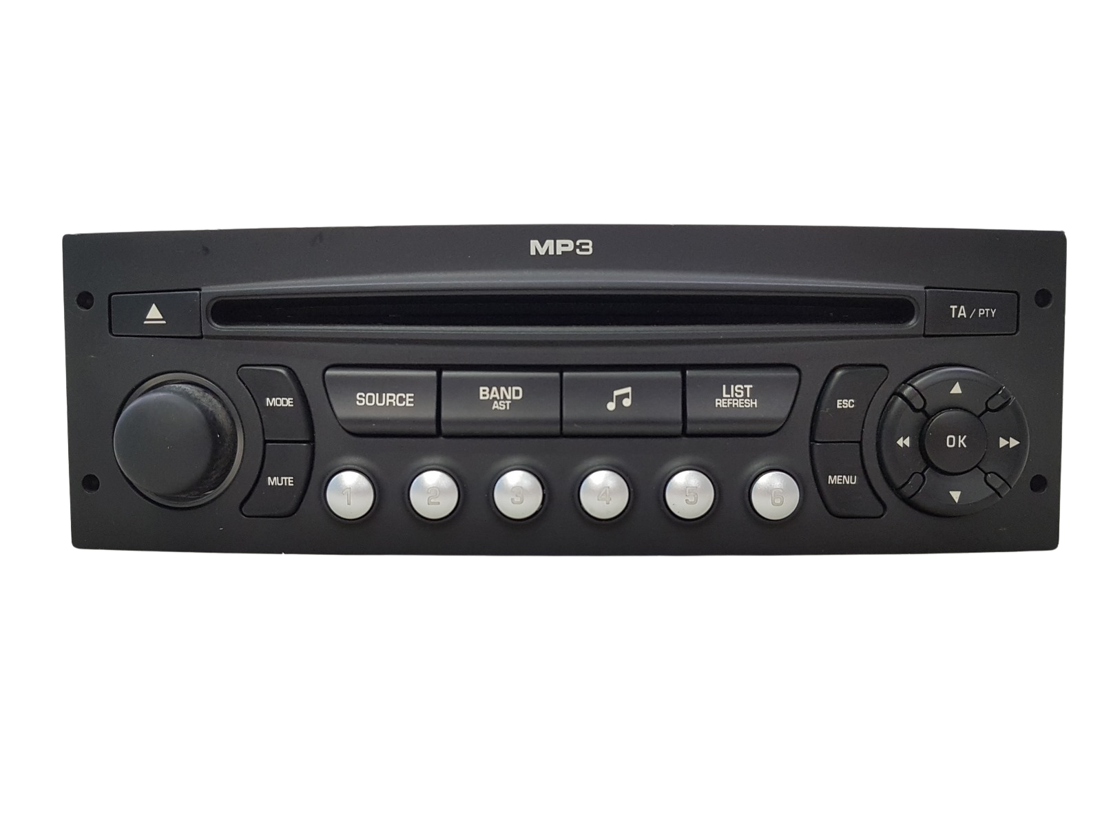 Radio Cd Mp3 Player Citroen C4 Picasso 96646223XT RD4N1M-02 Siemens main product photo