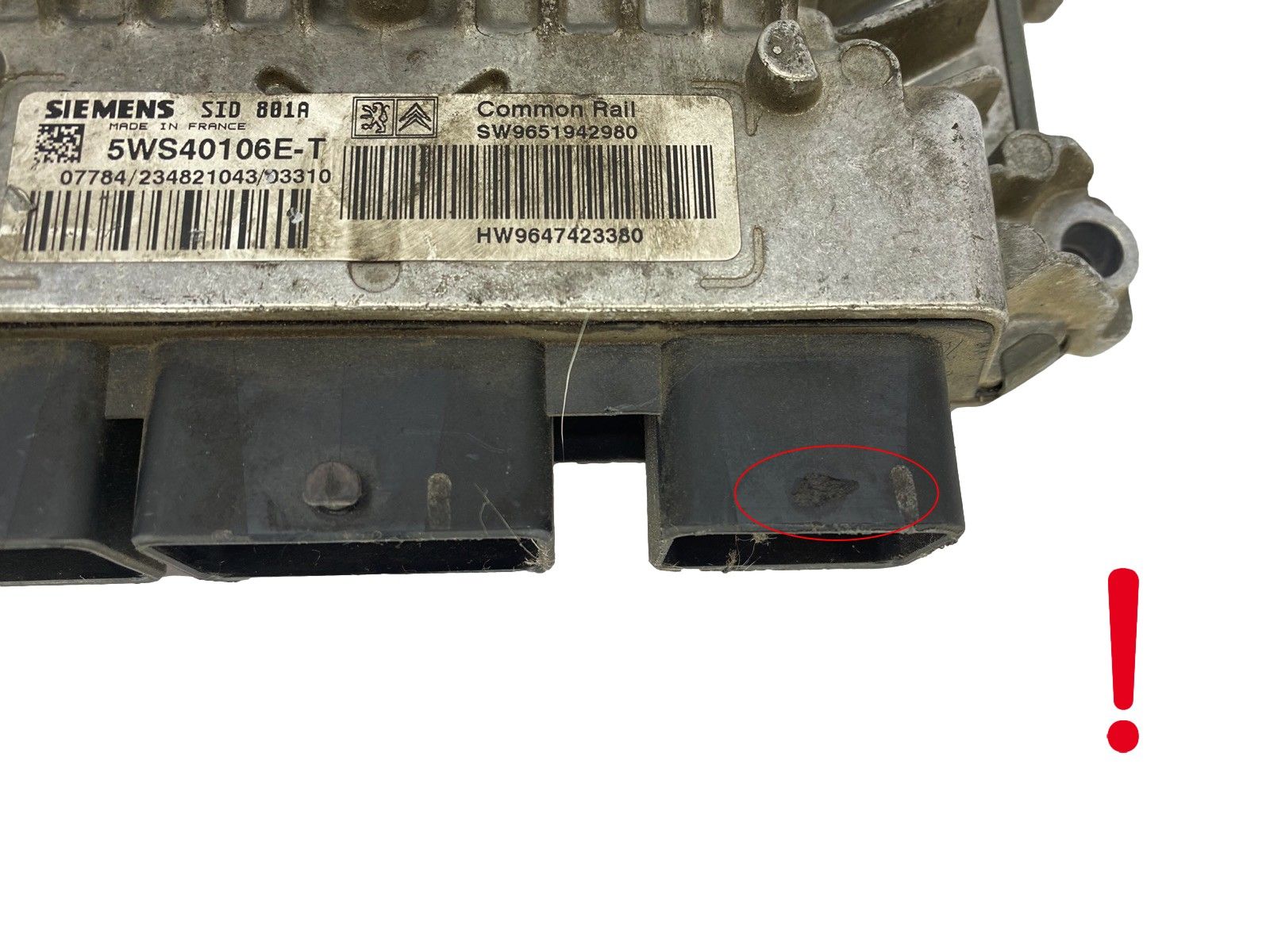 Controller 5WS40106E-T 9651942980 9647423380 PSA Siemens 54684 main product photo