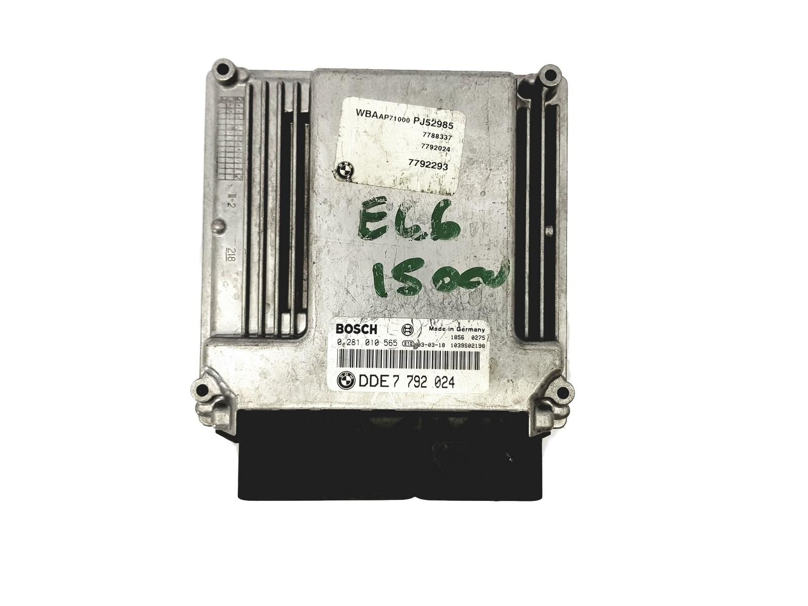 Controller DDE7789572 0281010565 BMW Bosch 13866 main product photo