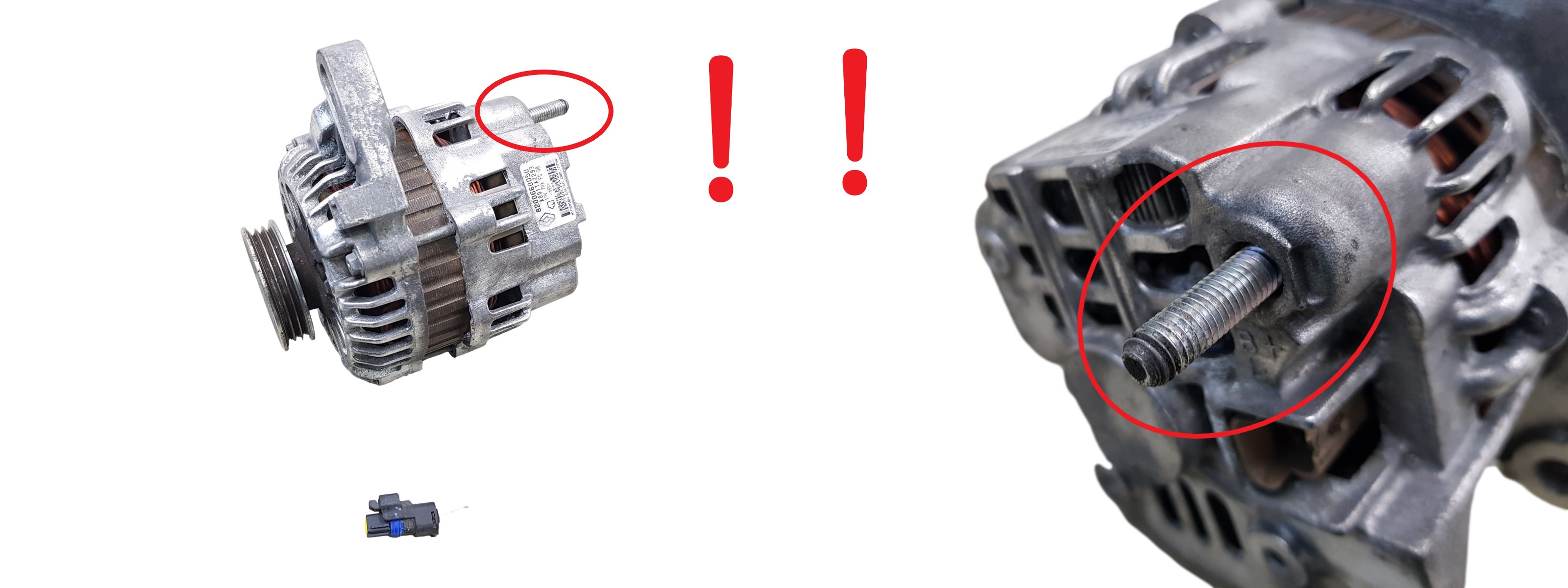 Alternator 8200660050 A001TA2293 70A Mitsubishi 1.2 16v Renault 1094 main product photo