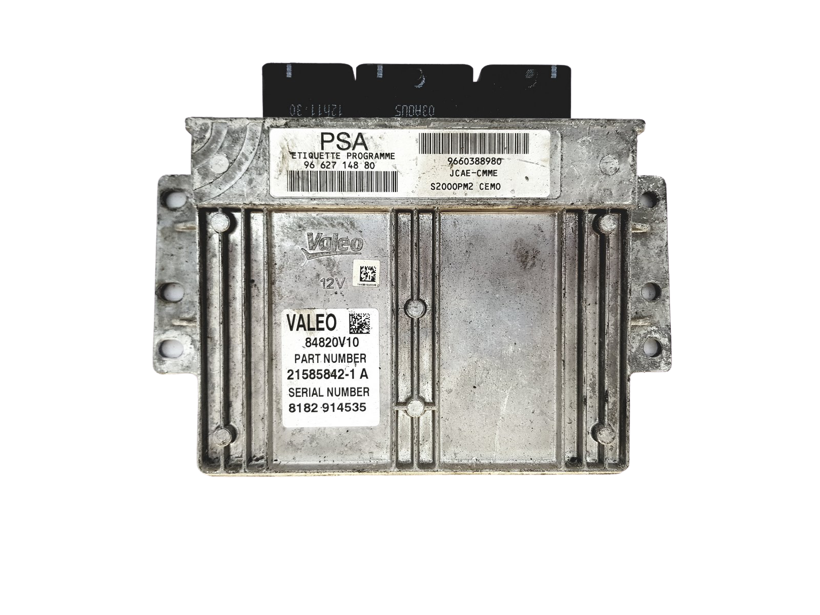 Controller 9662714880 9660388980 21585842-1A PSA Valeo 26555 main product photo