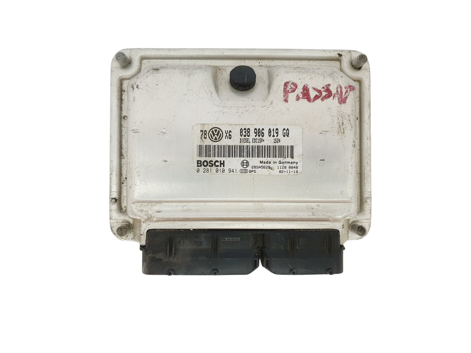 Controller 038906019GQ 0281010941 Volkswagen Bosch 37267 main product photo