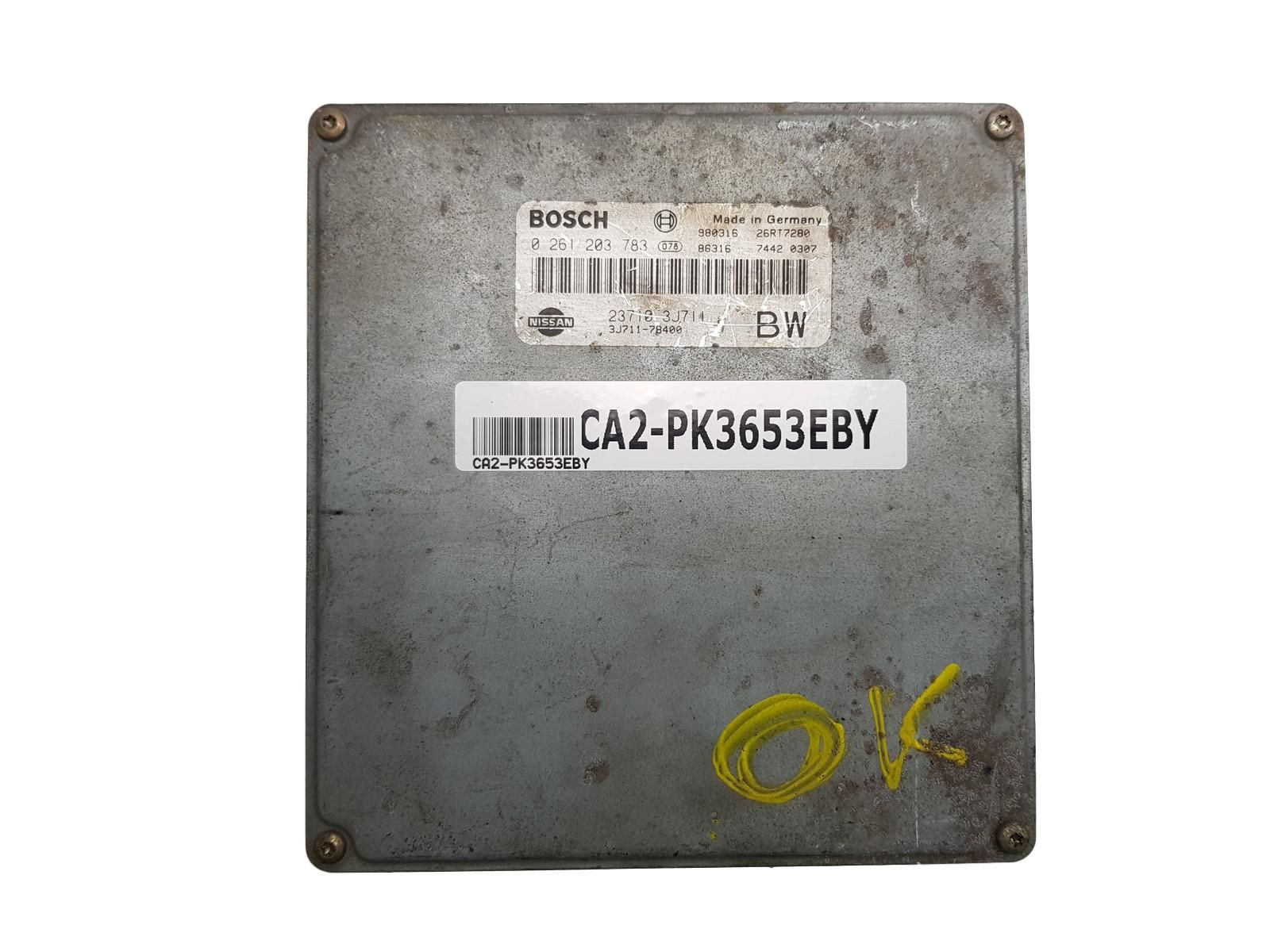 Controller 23710 3J711 0261203783 Nissan Bosch main product photo