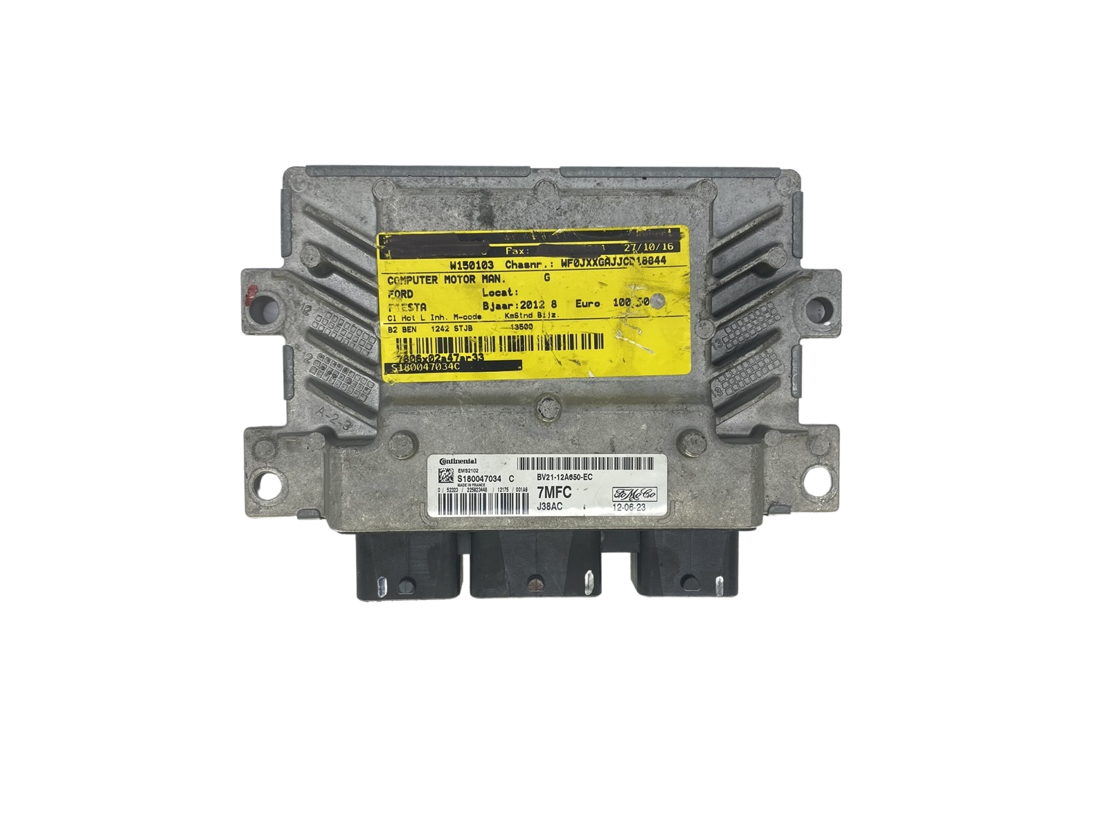 Controller S180047034C BV21-12A650-EC Ford Continental 57123 main product photo