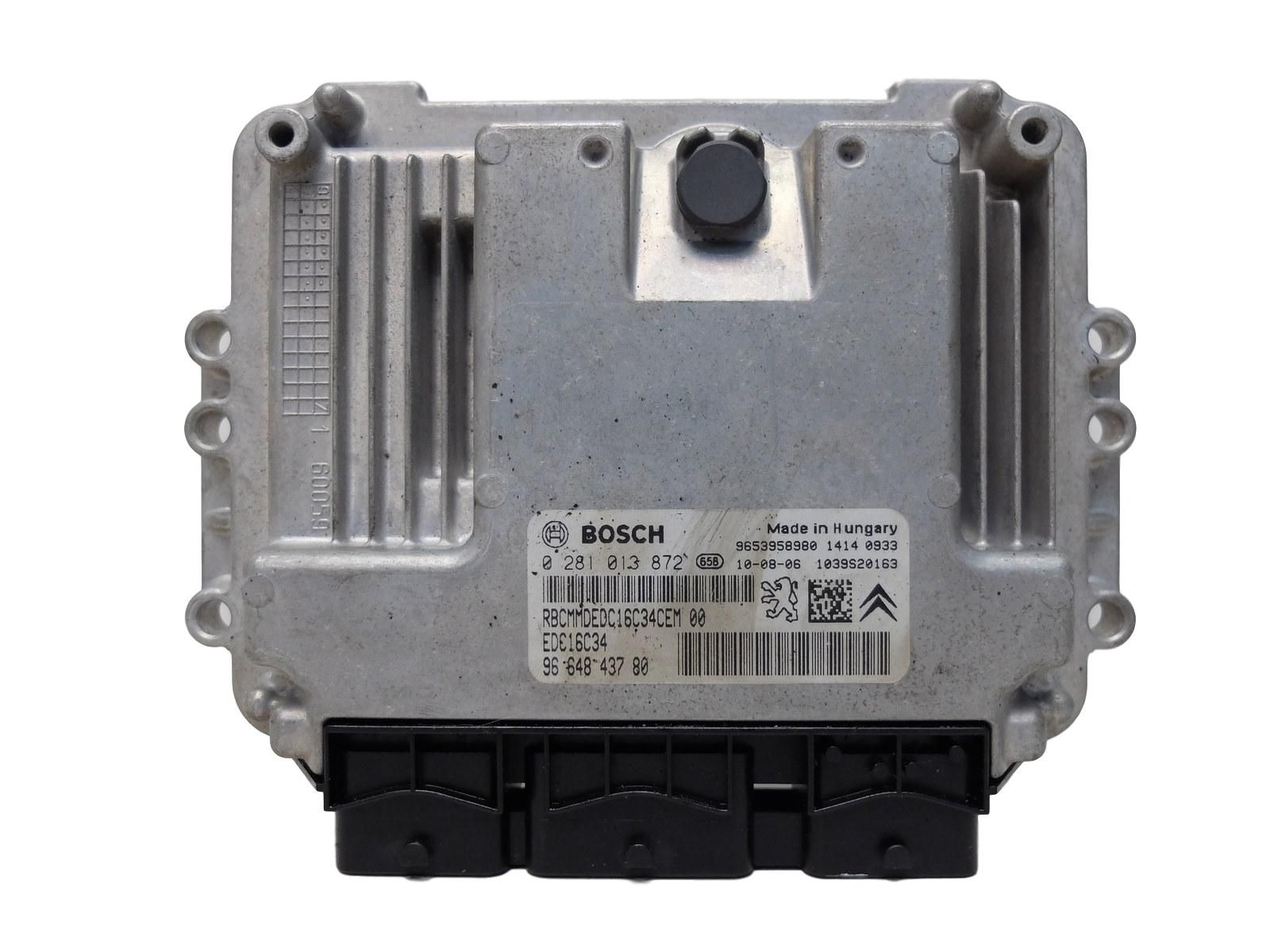 Engine Controller 1,6 HDI 9653958980 0281013872 Citroen Peugeot main product photo