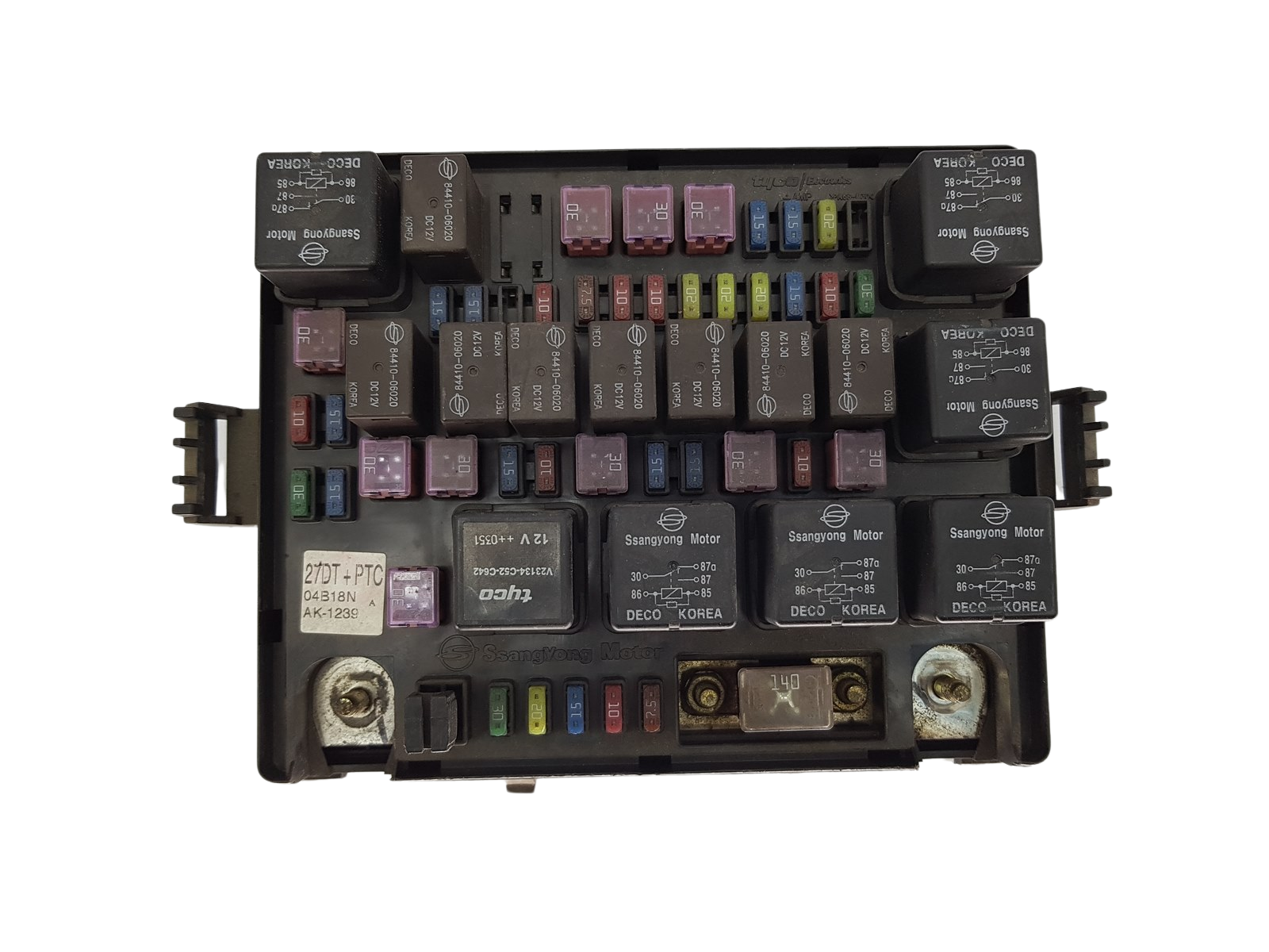 Fuse Box Ssang Yong 27DT+PTC 04B18N AK-1239 main product photo