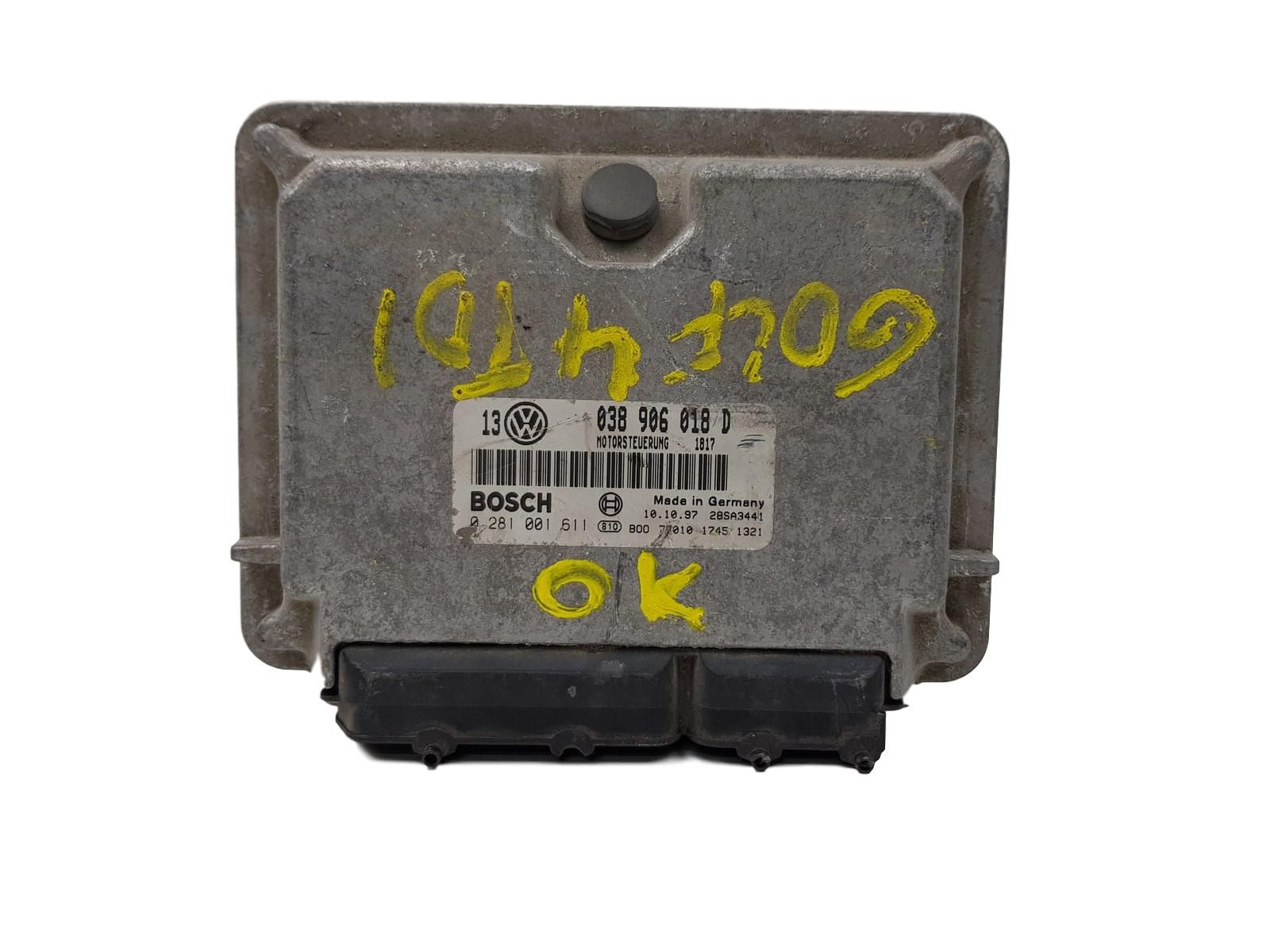 Engine Controller 038906018D 0281001611 VW 1566 main product photo