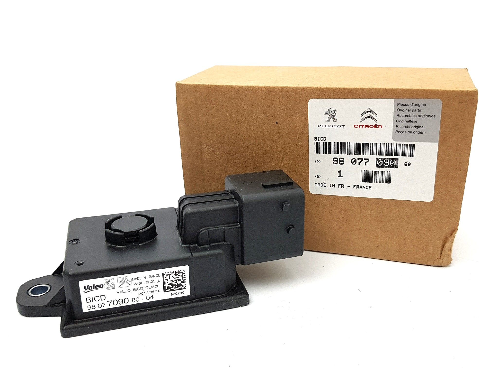 Stop Stop Switch Original Citroen Peugeot C3 C4 208 308 508 9807709080 main product photo