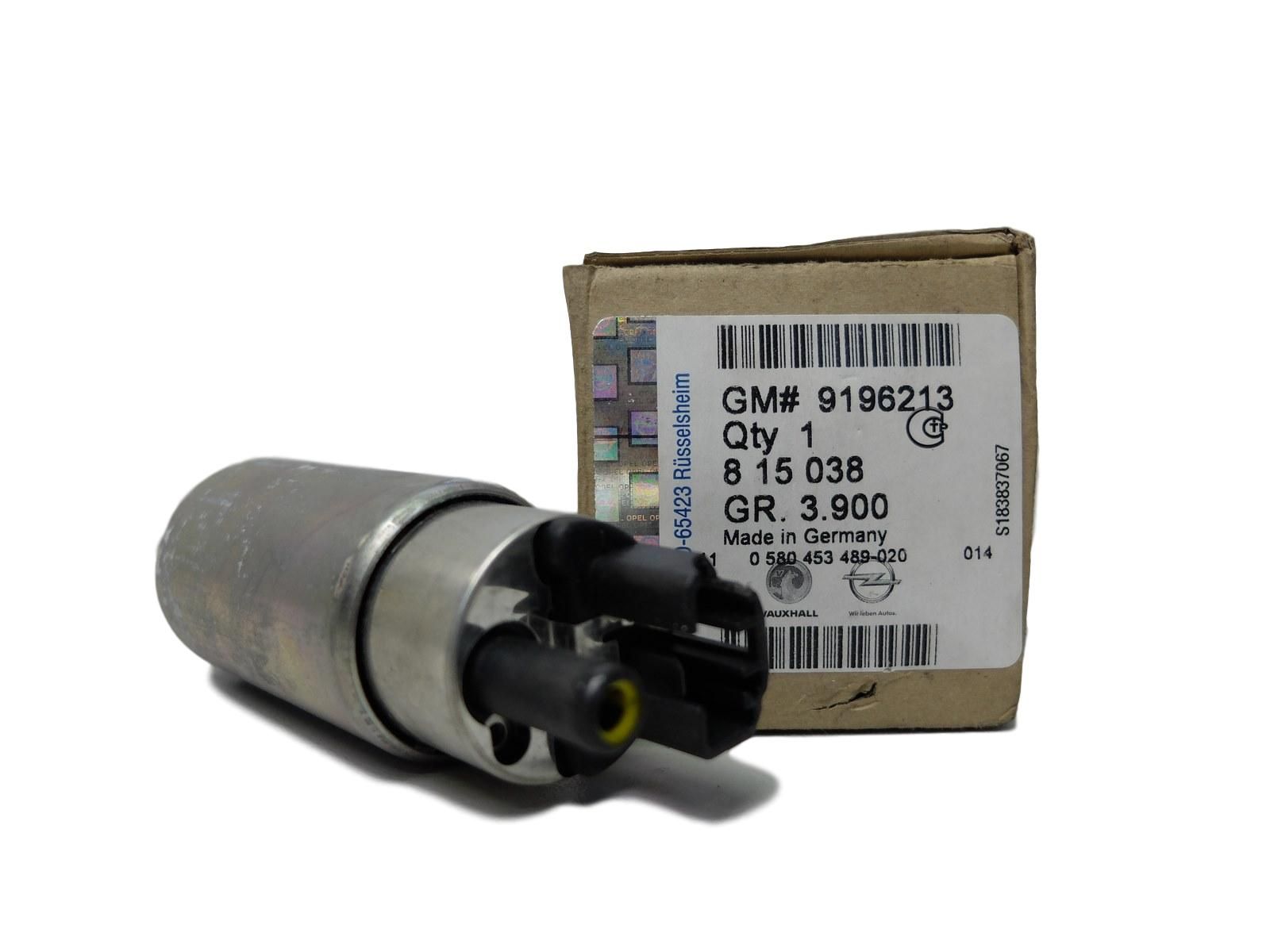 Fuel Pump New Original 9196213 0580453489 Opel main product photo