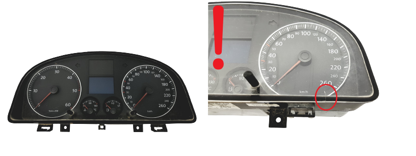 Speedometer/Instrument Cluster VW Touran 1T0920860G 110080217015 51672 main product photo