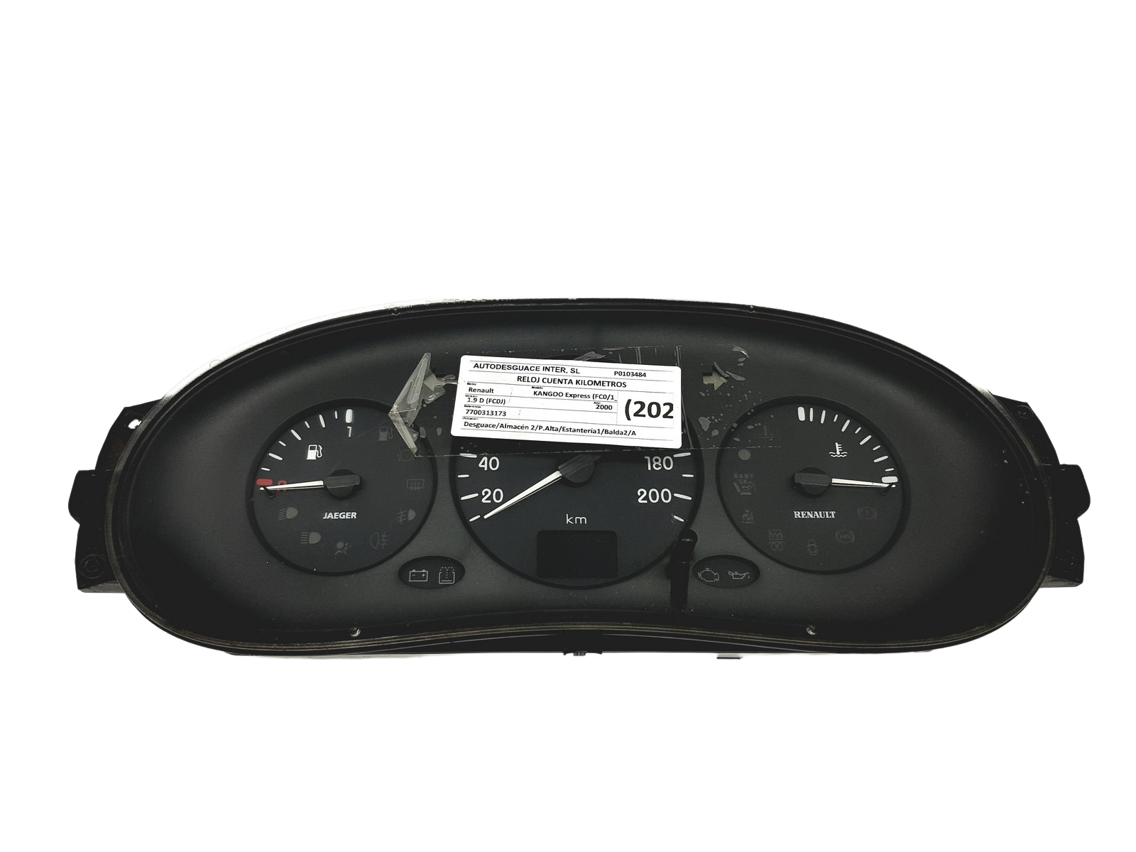 Speedometer/Instrument Cluster Renault Kangoo 1 8200133491 A 52774 main product photo