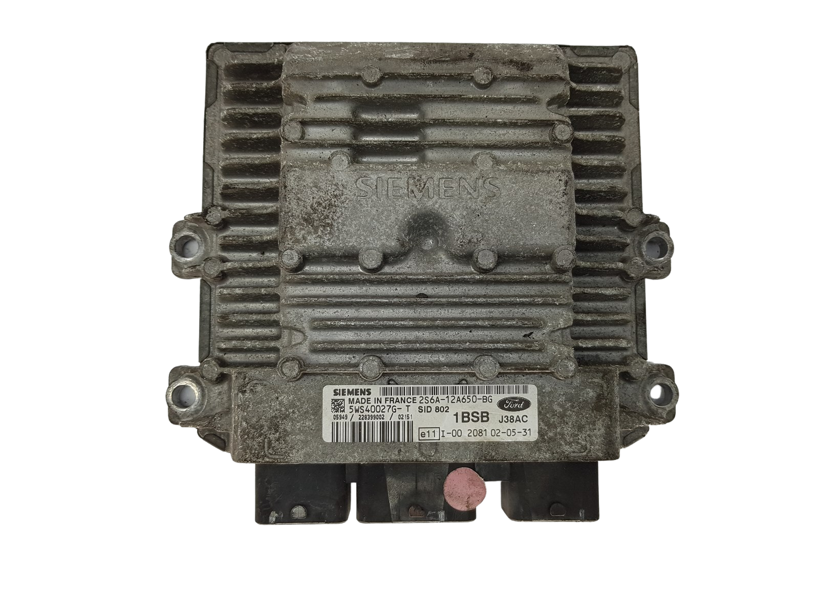 Controller 2S6A-12A650-BG 5WS40027G-T SID 802 Ford Siemens 14801 main product photo