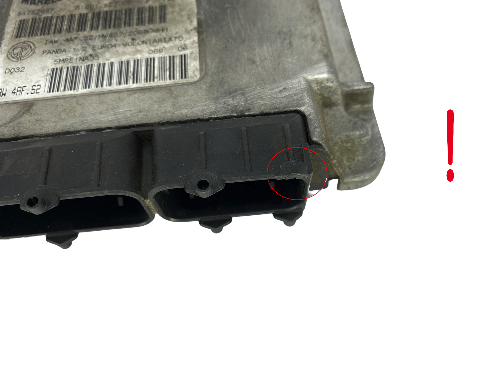 Controller IAW 4AF.S2 51782647 61601.127.02 Fiat Magneti Marelli 48125 main product photo