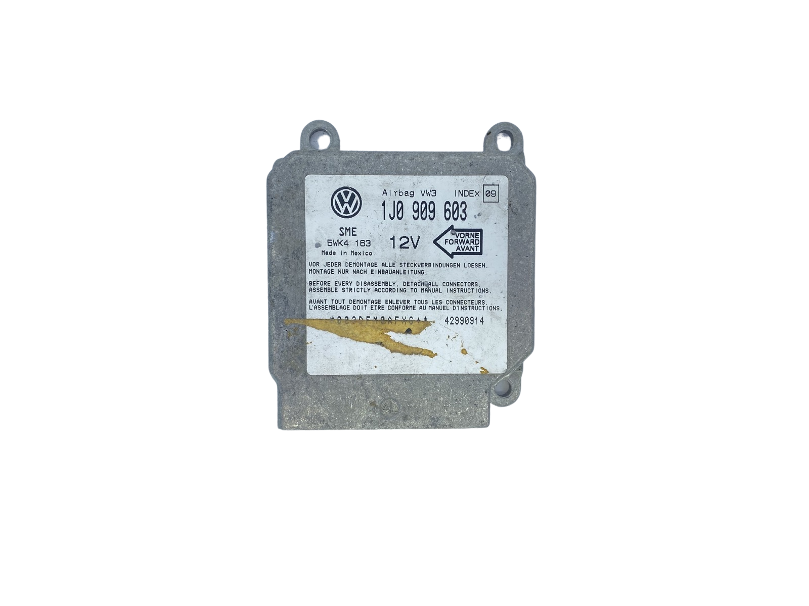 Controller 1J0909603 5WK4163 VW Siemens 58547 main product photo