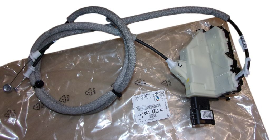 Door Lock Mechansim Left Original 9808417080 Citroen Jumpy 3 Peugeot Expert 3 main product photo