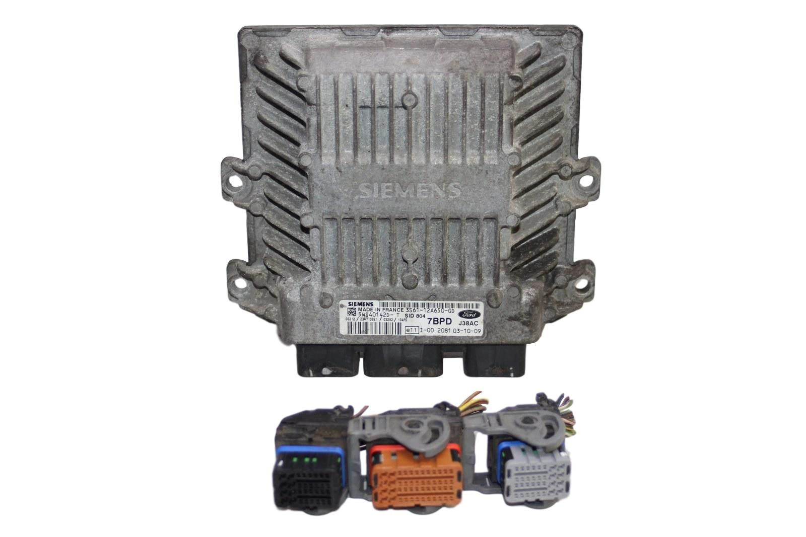 Engine Controller 3S61-12A650-GD 5WS40142D-T Ford 2356 main product photo