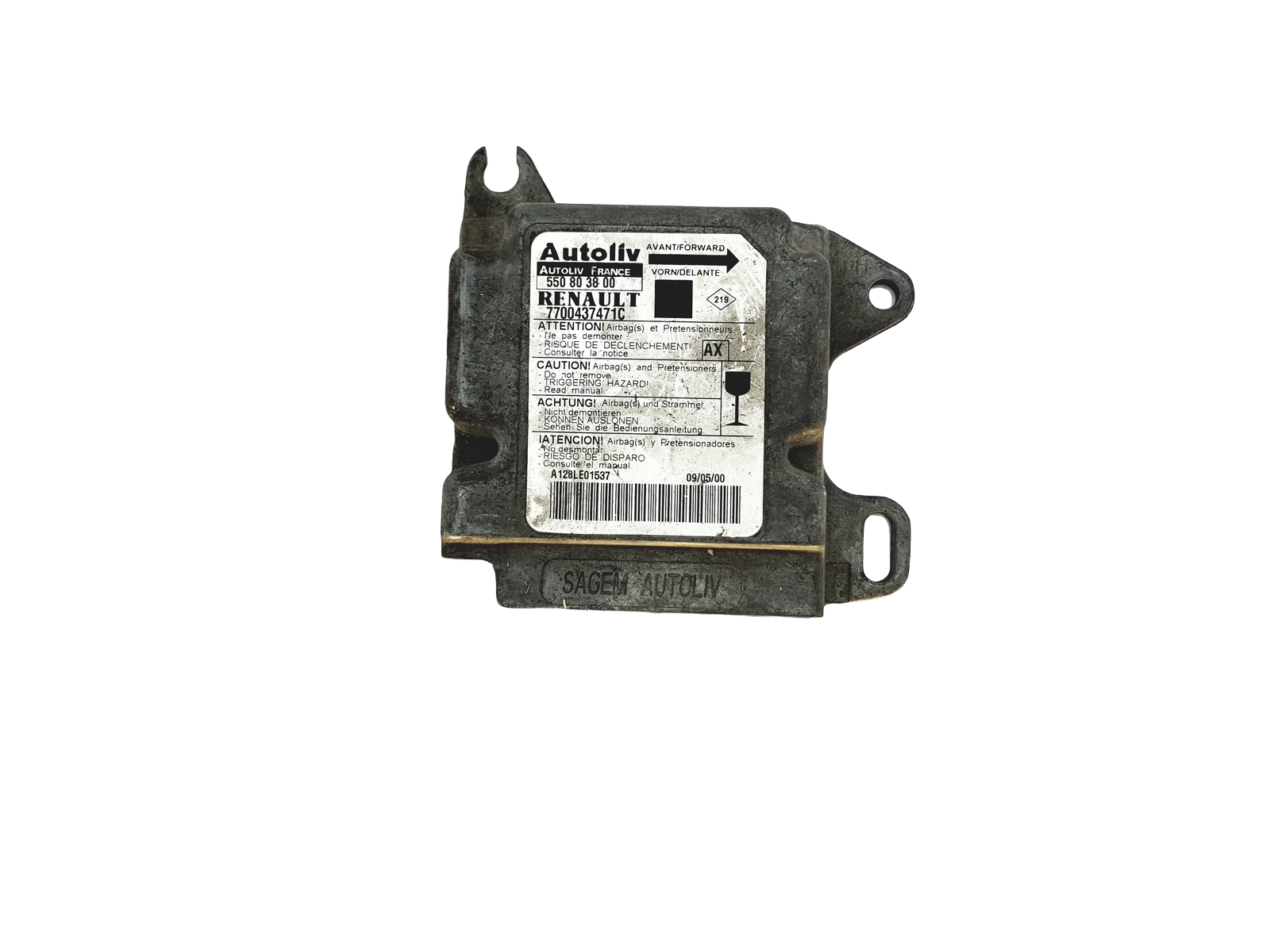 Controller Moduł 7700437471C 550803800 Renault Autoliv main product photo