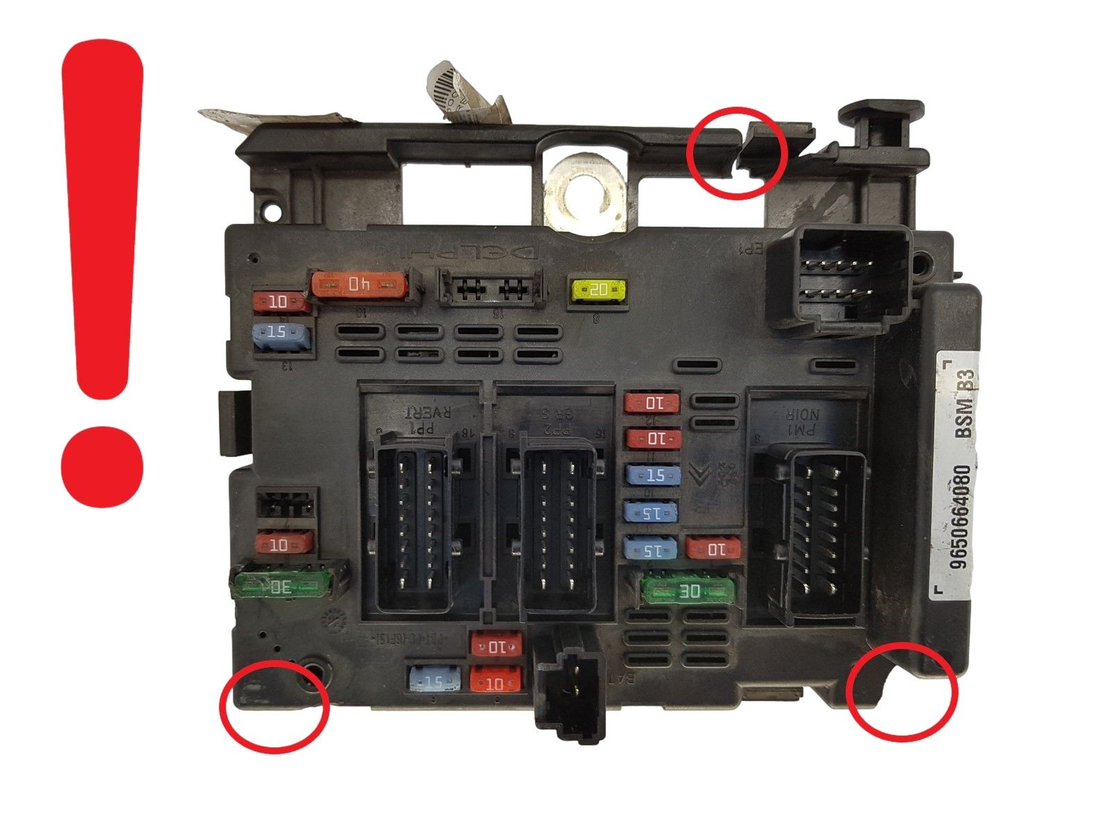 Controller BSM B3 9650664080 PSA Delphi 1251 main product photo