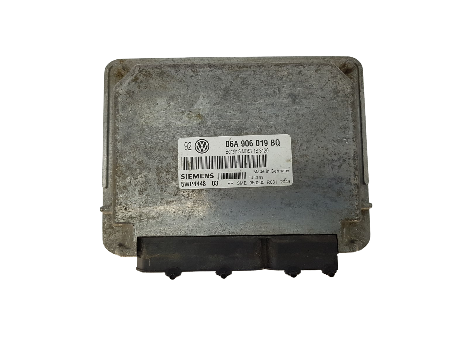 Controller VW 06A906019BQ 5WP4448 03 SIMOS2.1B 3120 Siemens main product photo