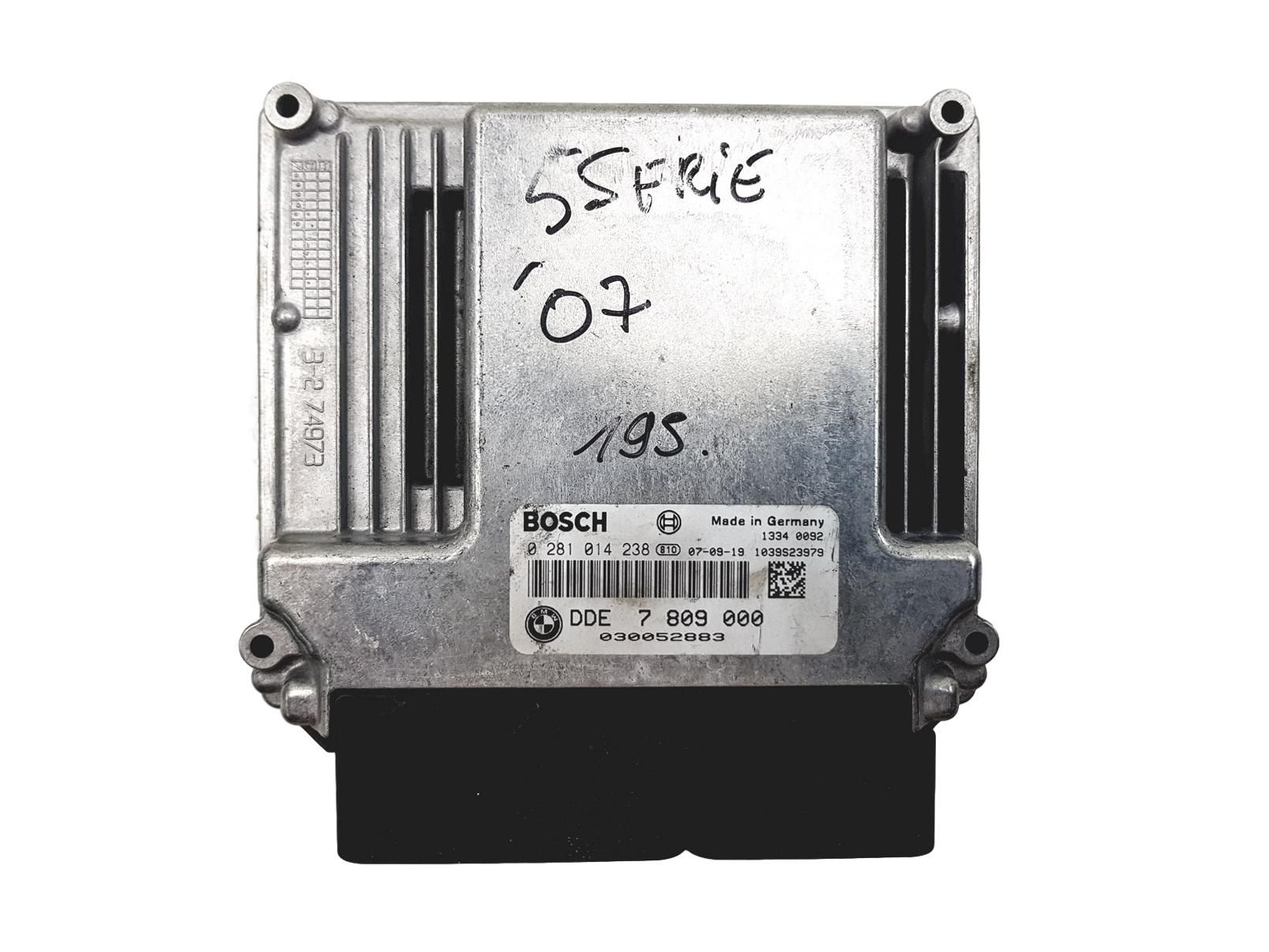 Engine Controller DDE7809000 0281014238 BMW 1626 main product photo
