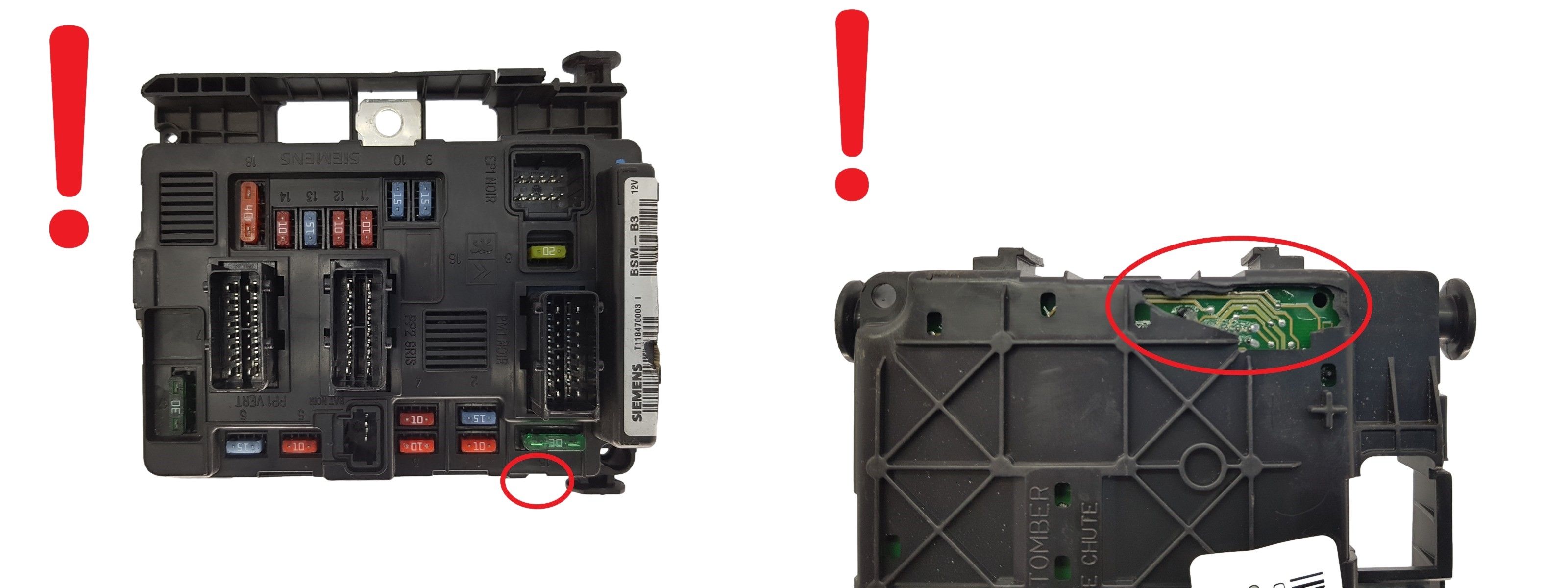 Controller BSM-B3 T118470003I 9643498880 PSA Siemens 2306 main product photo
