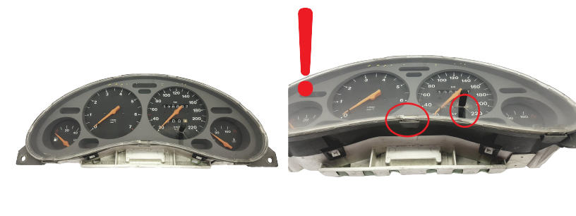 Speedometer/Instrument Cluster Opel Tigra Corsa 90484149 88481669 54886 main product photo