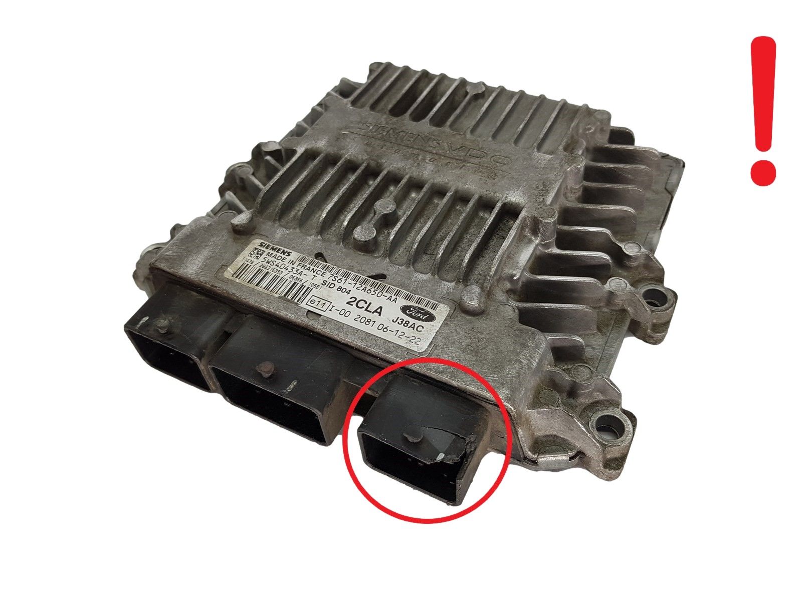 Controller 7S61-12A650-AA 5WS40433A-T SID 804 2CLA Ford Siemens 18567 main product photo