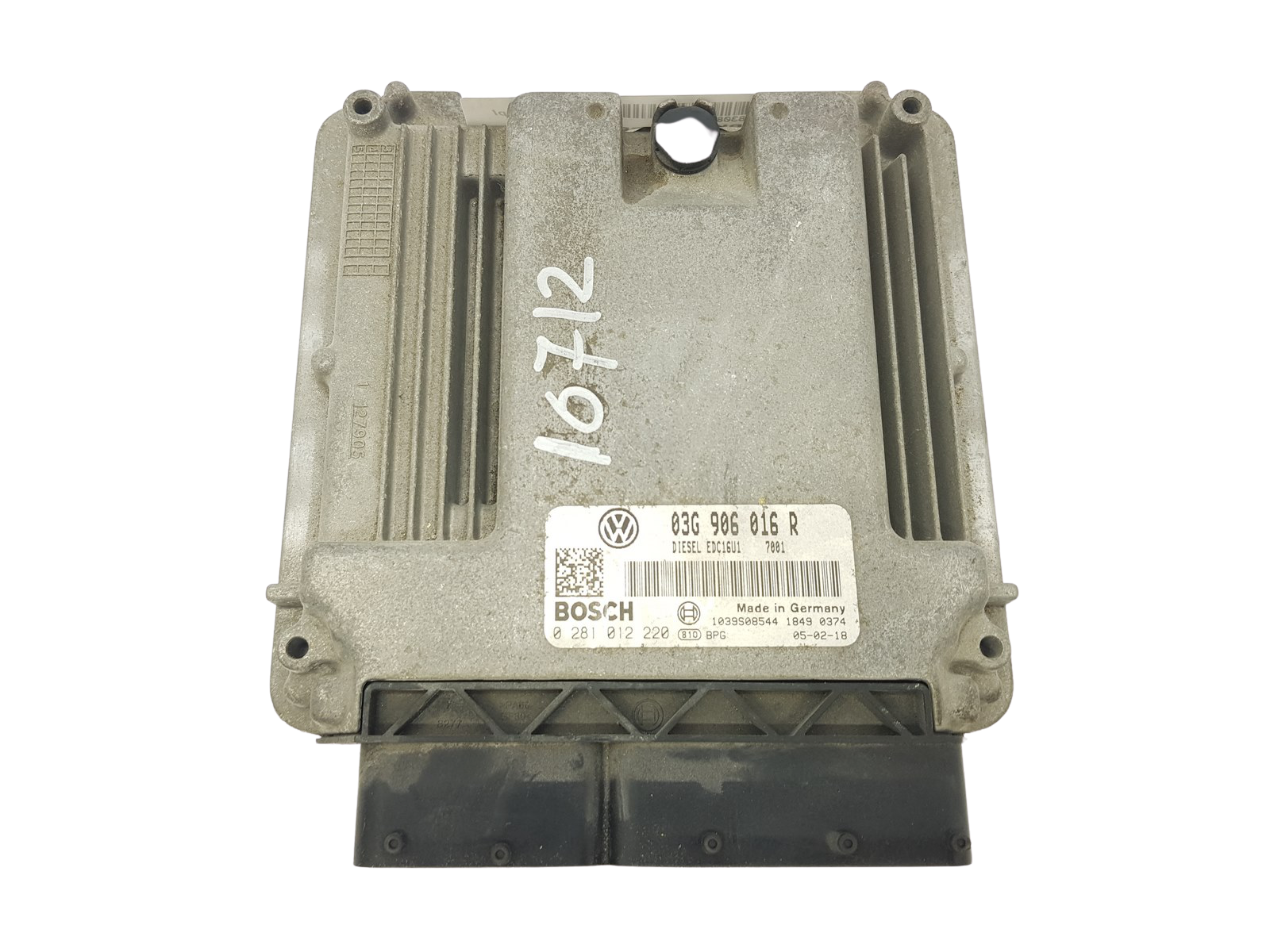 Controller 03G906016R 0281012220 VW Bosch 28308 main product photo