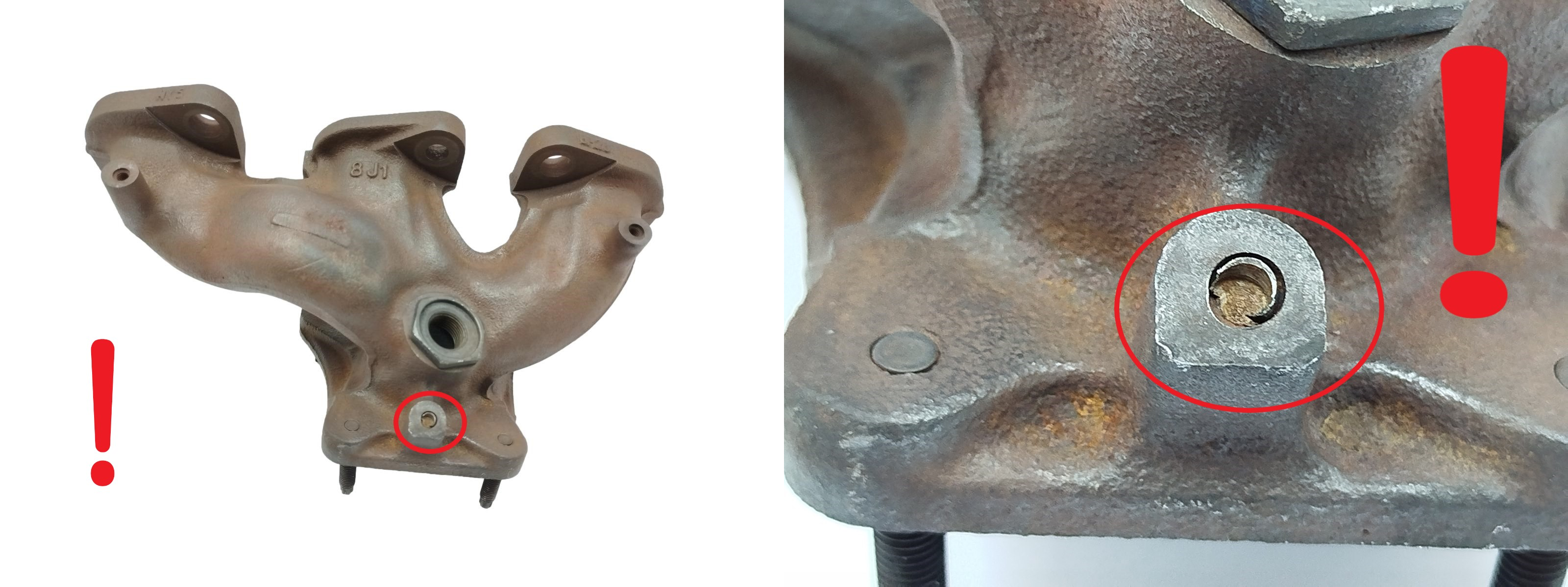 Exhaust Manifold 140042A000 3.5 V6 Renault Laguna 3 Espace 4 main product photo