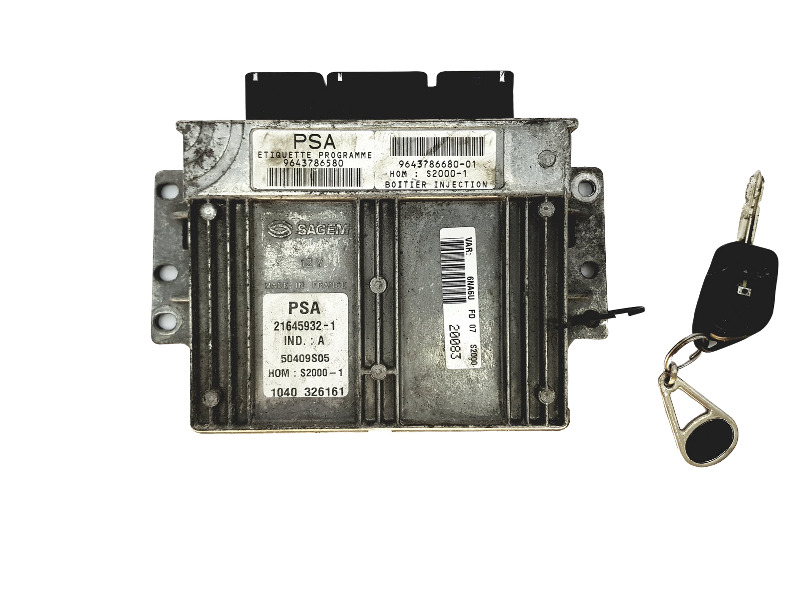 Controller 9643786580 9643786680-01 21645932-1 PSA Sagem 22177 main product photo