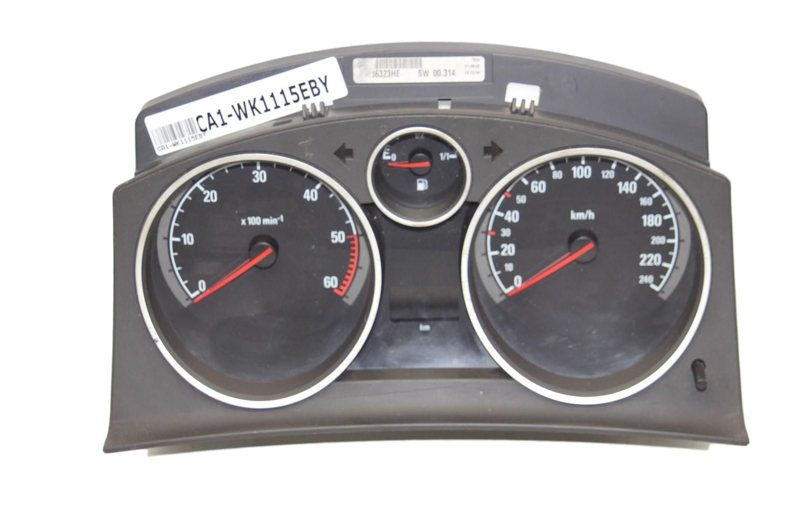 Speedometer/Instrument Cluster Opel Astra H 13186323HE 110080261020 main product photo